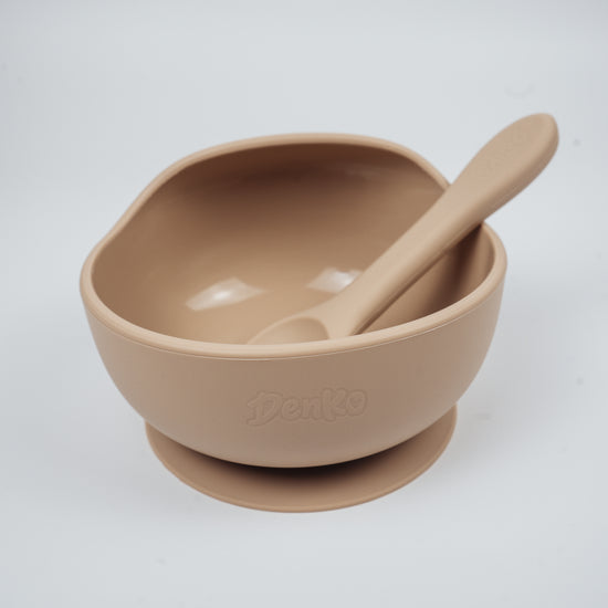 Silicone Suction Bowl and Spoon Set