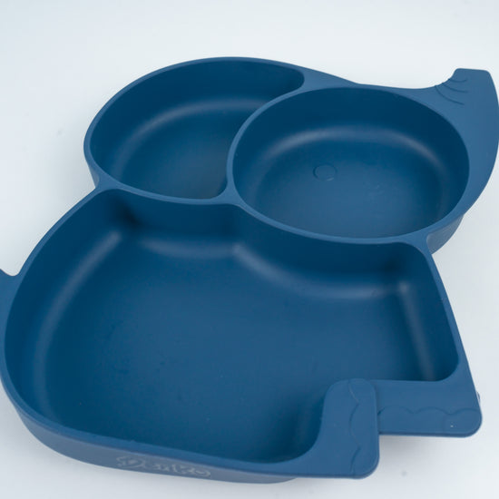 Silicone Compartment Plate - Elephant Shape (3 Colors)